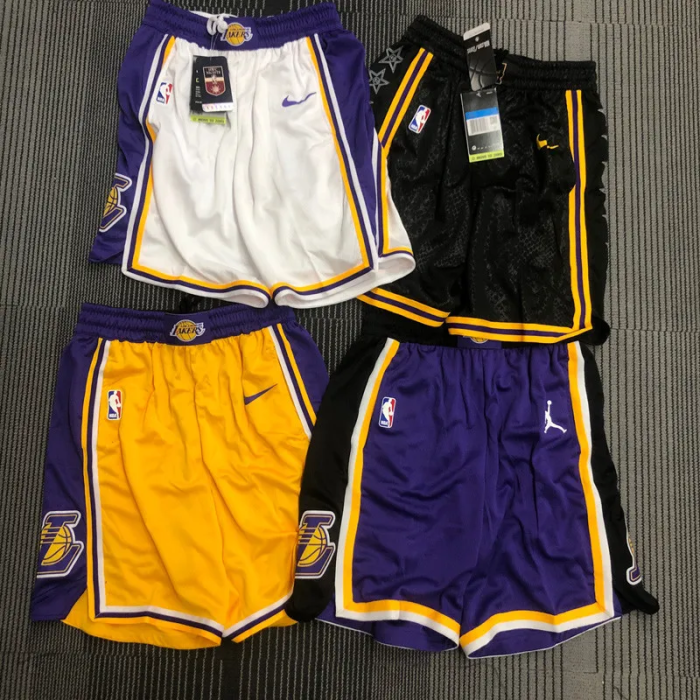 LAKERS Yellow Edition Top Quality NBA Pants