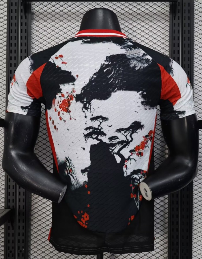 25-26 RMA Black White Special Edition Player Version Soccer Jersey