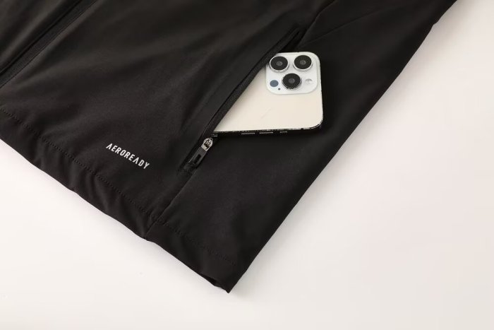 2025 AD Black Jacket Tracksuit