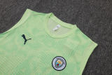 25-26 Man City High Quality Tank Top And Shorts Suit