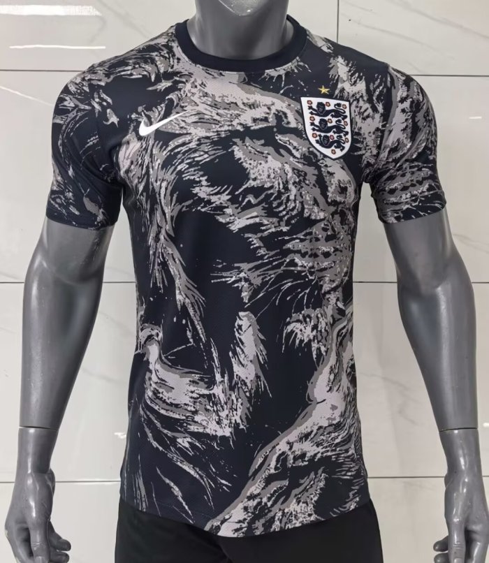 2026 England Grey Black Training shirts