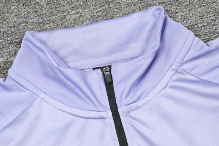 2024 NK Purple Half Pull Tracksuit 