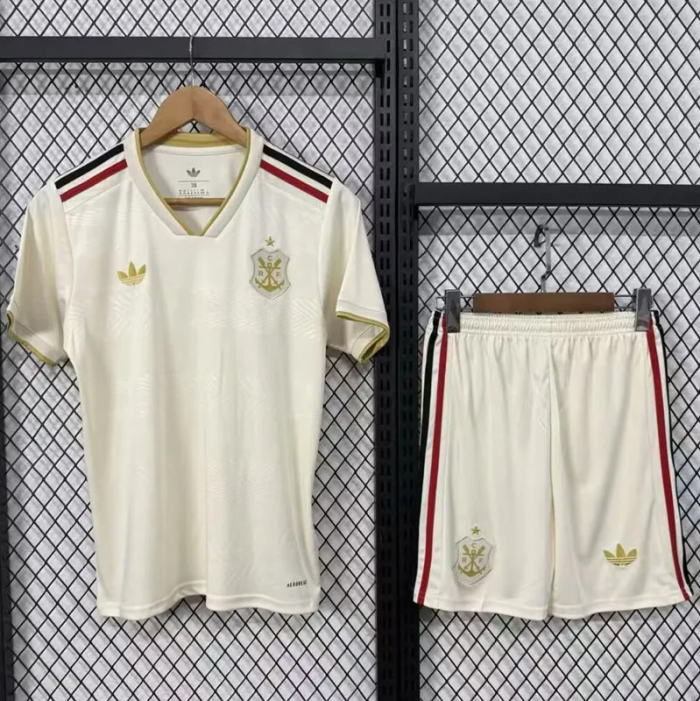 25-26 Flamengo Third Kids Soccer Jersey 1:1 Thai Quality