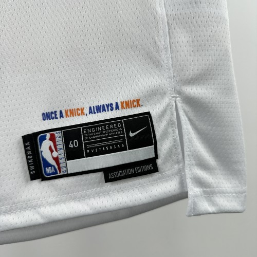 24-25 KNICKS Top Quality Hot Pressing NBA Jersey
