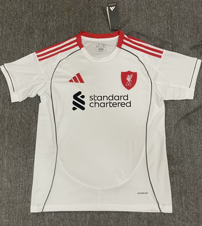 25-26 LIV White Special Edition Fans Soccer Jersey