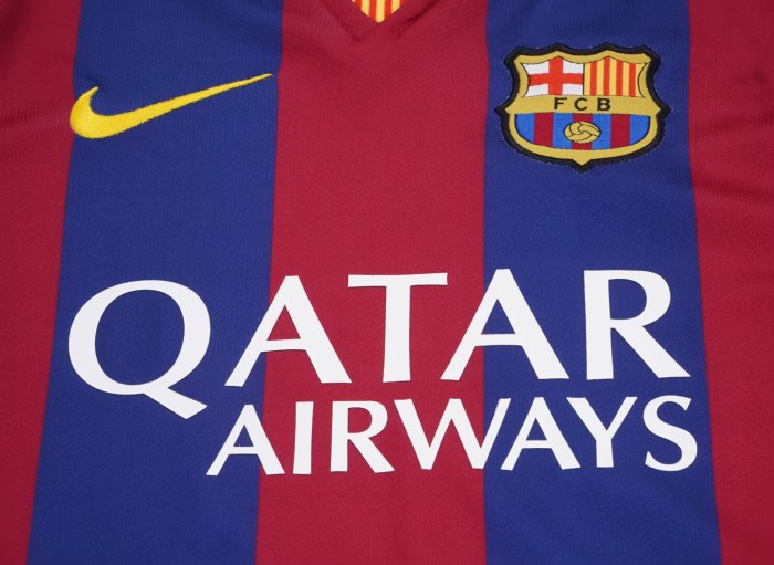 2014-2015 BAR Home Long sleeves Retro Kids Soccer Jersey