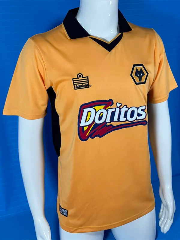 2002-2003 Wolves Home Retro Soccer Jersey