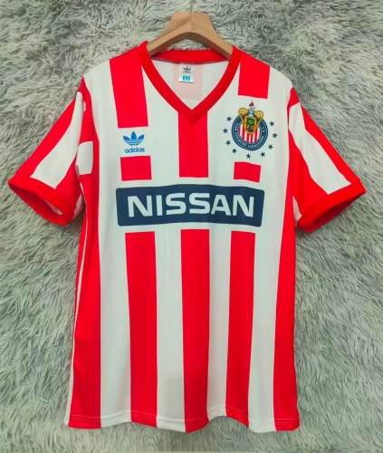 1990-1991 Chivas Home Retro Soccer Jersey