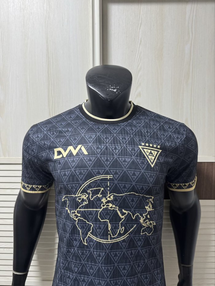 25-26 PSG Black Co-Signed Version Player Version Soccer Jersey