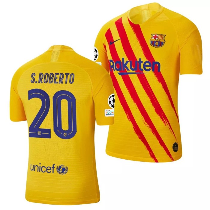 2019-2020 BAR Yellow Fans Soccer Jersey