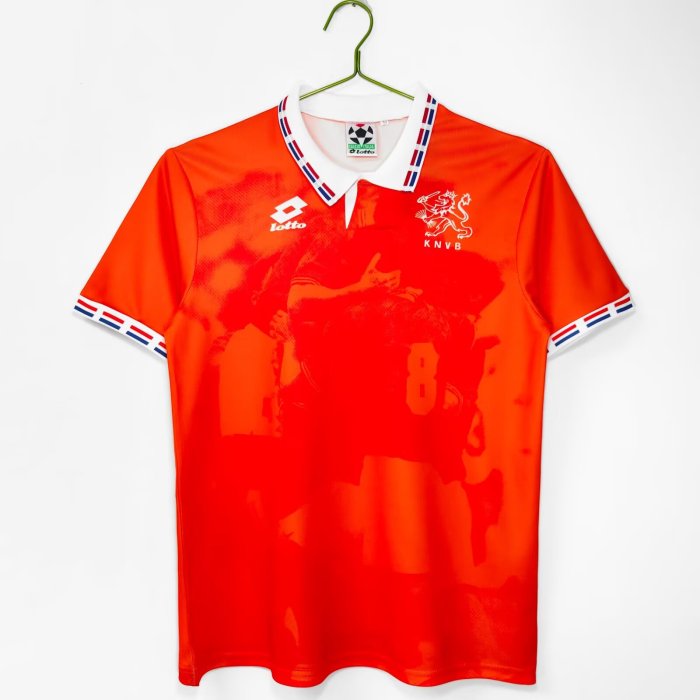 1996 Netherlands Home Retro Soccer Jersey