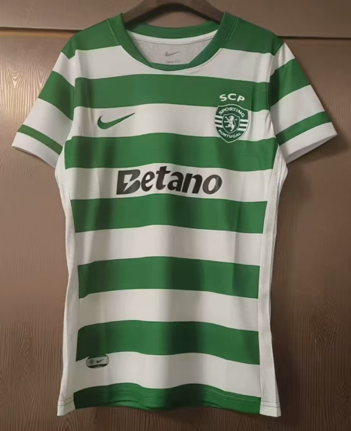 25-26 Sporting Lisbon Home Women Soccer Jersey (女)
