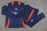 24-25 Man Utd High Quality Half Pull Tracksuit