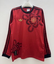25-26 Man Utd Red Special Edition Long Sleeve Fans Training shirts