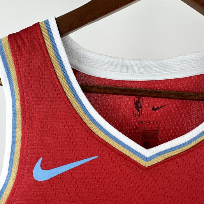 24-25 Grizzlies ROSE #23 Red City Edition Top Quality Hot Pressing NBA Jersey