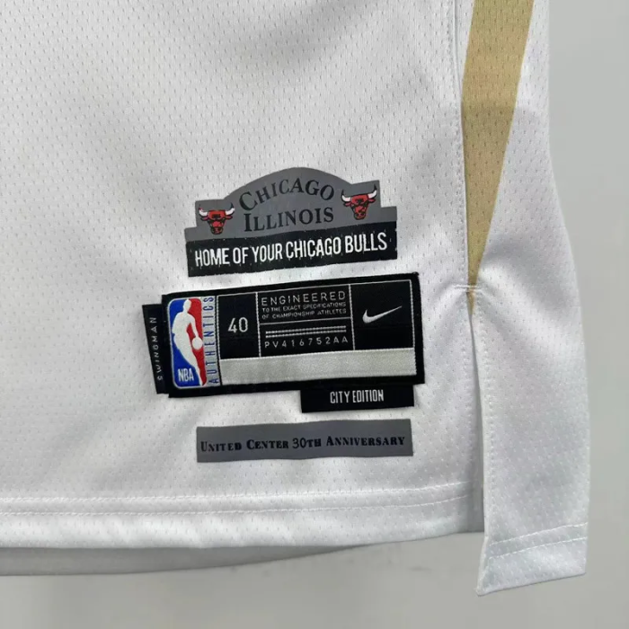 24-25 BULLS LAVINE #8 White City Edition Top Quality Hot Pressing NBA Jersey