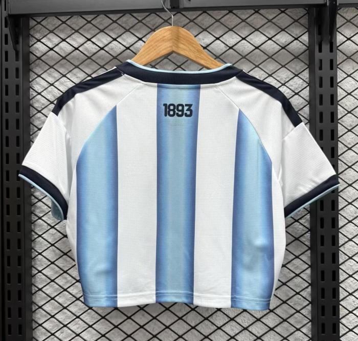 2026 Argentina Home Women Cheerleading Short-sleeved (女)