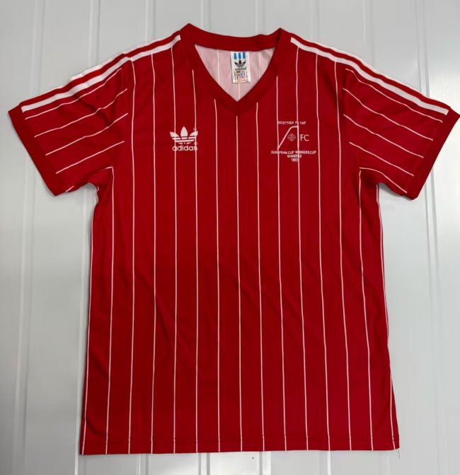1982-1983 Aberdeen  Home Retro Soccer Jersey