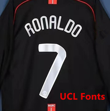 2007-2008 Man Utd Third Long SleevesRetro Soccer Jersey