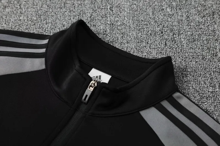 2025 AD Black Jacket Tracksuit