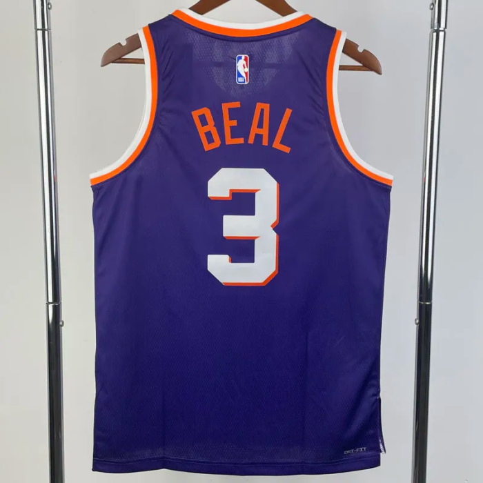 23-24 SUNS BEAL #3 Purple Top Quality Hot Pressing NBA Jersey