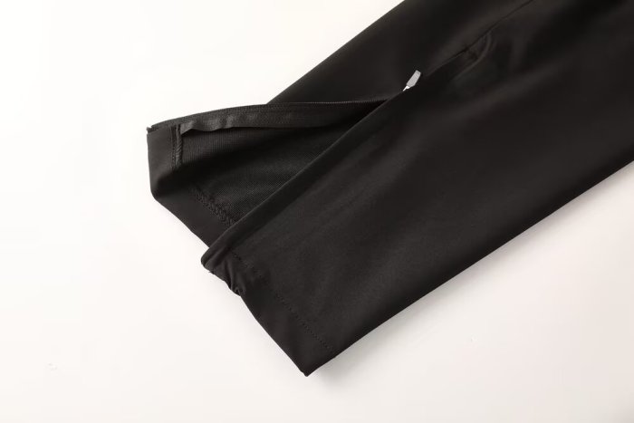 2025 AD Black Jacket Tracksuit