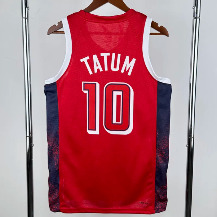 2024 Olympic Game USA TATUM # 10 Red Basketball Jersey