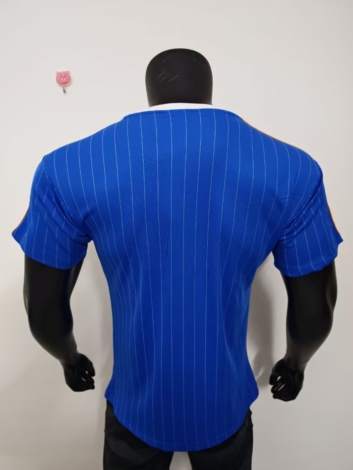 25-26 RMA Blue Special Edition Player Version Training Shirts 1:1 Thai Quality