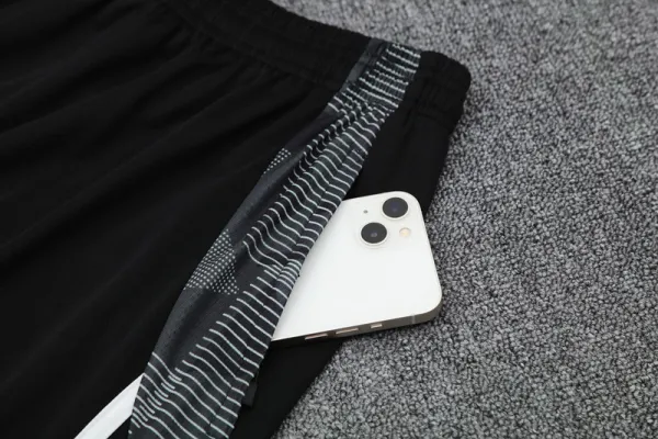 2025 AD White Black Training Short Suit