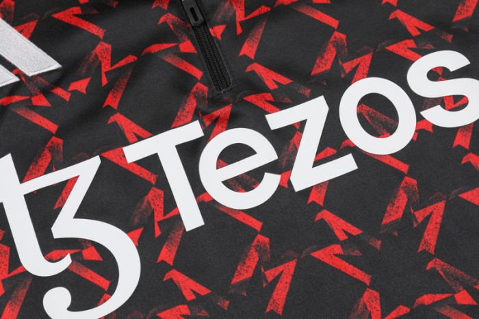 24-25 Man Utd High Quality Half Pull Tracksuit