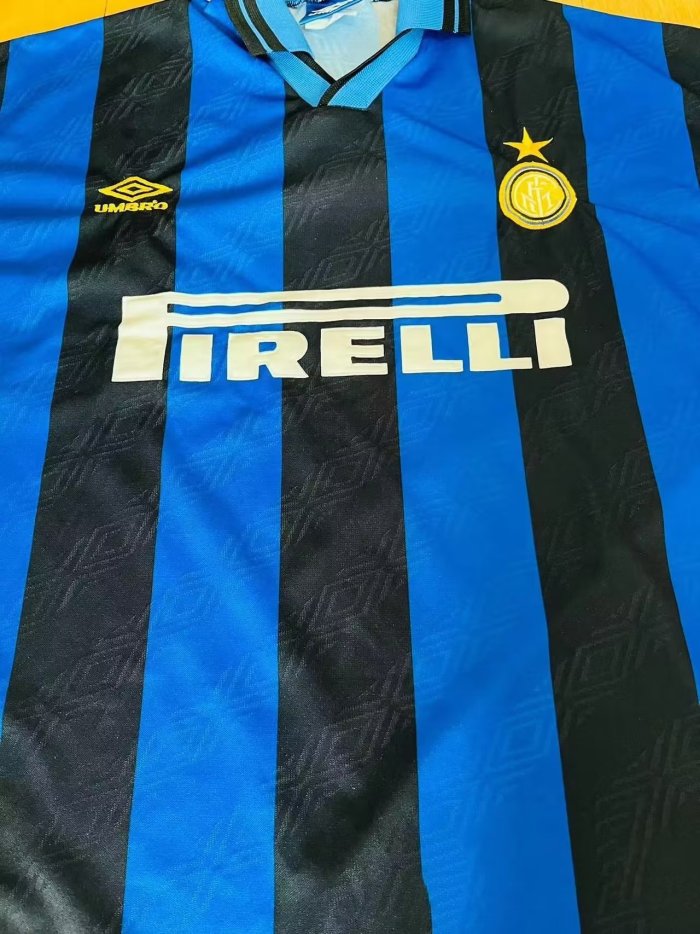 1995-1996 INT Home Retro Soccer Jersey