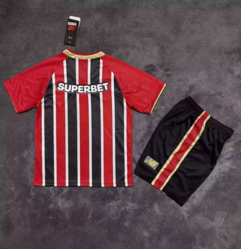 25-26 Sao Paulo Away Kids Soccer Jersey