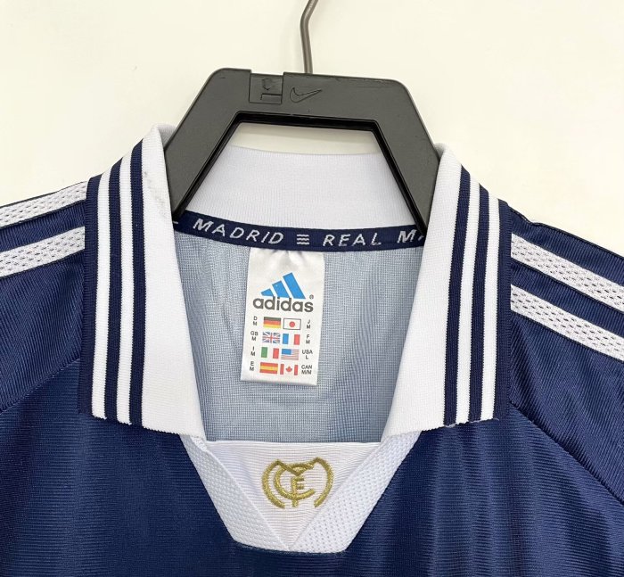 1998-1999 RMA Away Retro Soccer Jersey