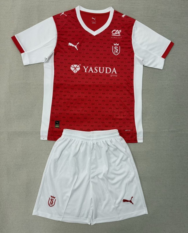25-26 Stade Reims Home Adult Suit