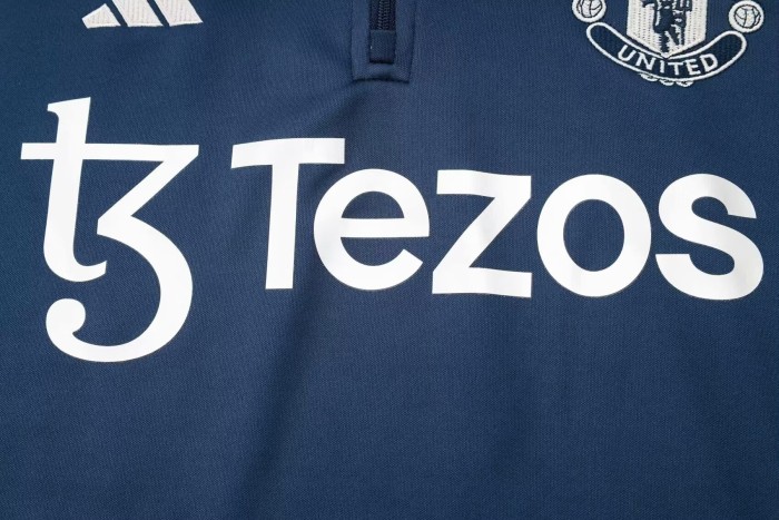 24-25 Man Utd High Quality Half Pull Tracksuit