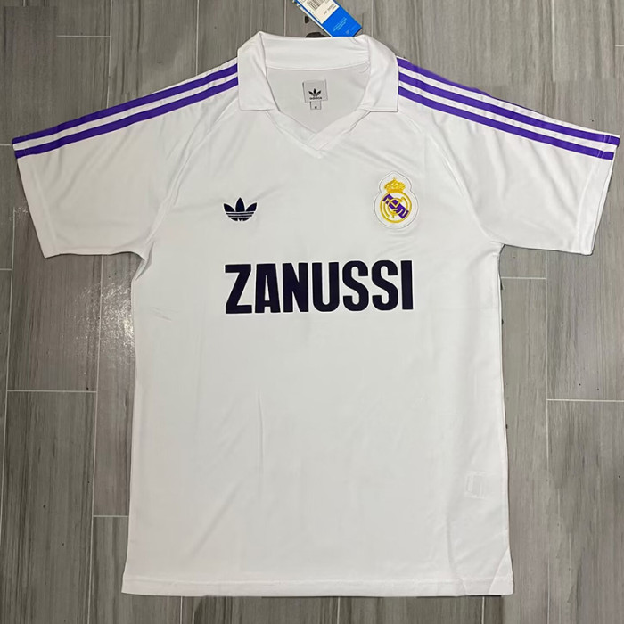 1984-1985 RMA Home Retro Soccer Jersey