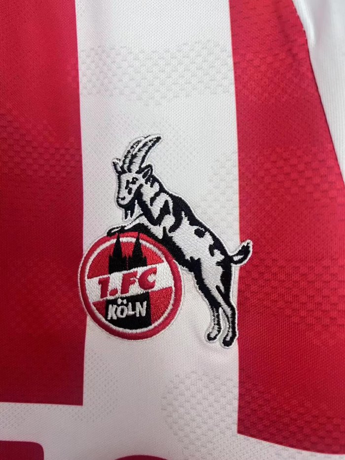 25-26 FC Köln Home Fans Soccer Jersey