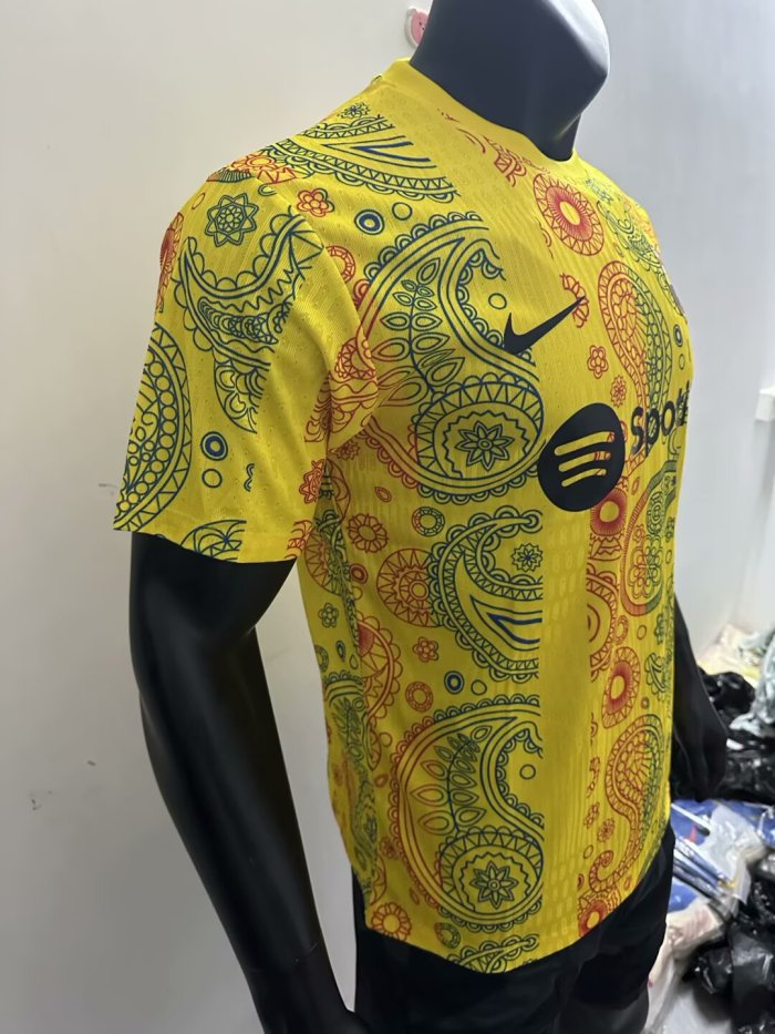 25-26 BAR Yellow Special Edition Player Version Training Shirts