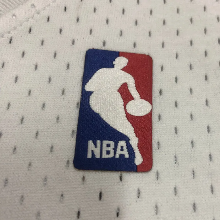 2003-04 LAKERS BRYANT #8 White Retro Top Quality Hot Pressing NBA Jersey