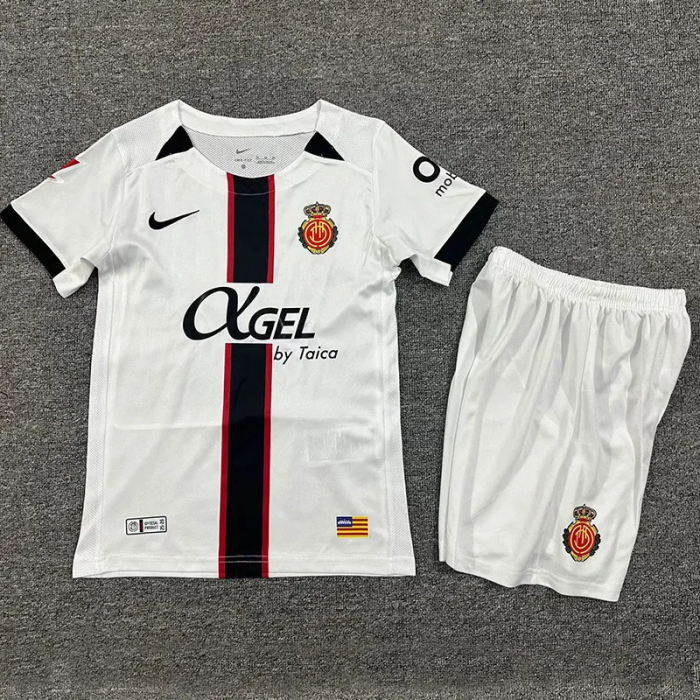 25-26 Mallorca Away Kids Soccer Jersey 1:1 Thai Quality