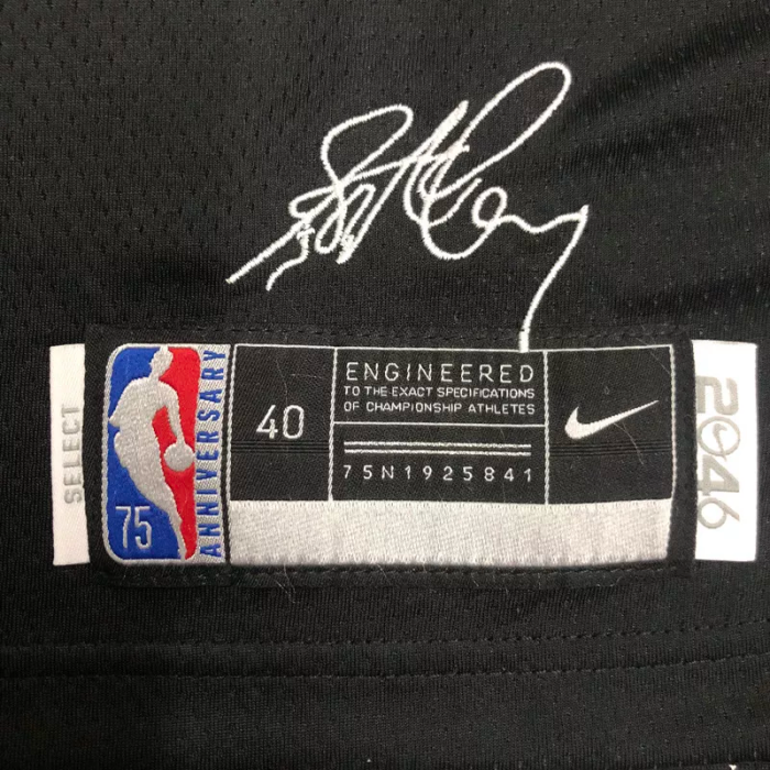 WARRIORS Glory version CURRY #30 Black Top Quality Hot Pressing NBA Jersey