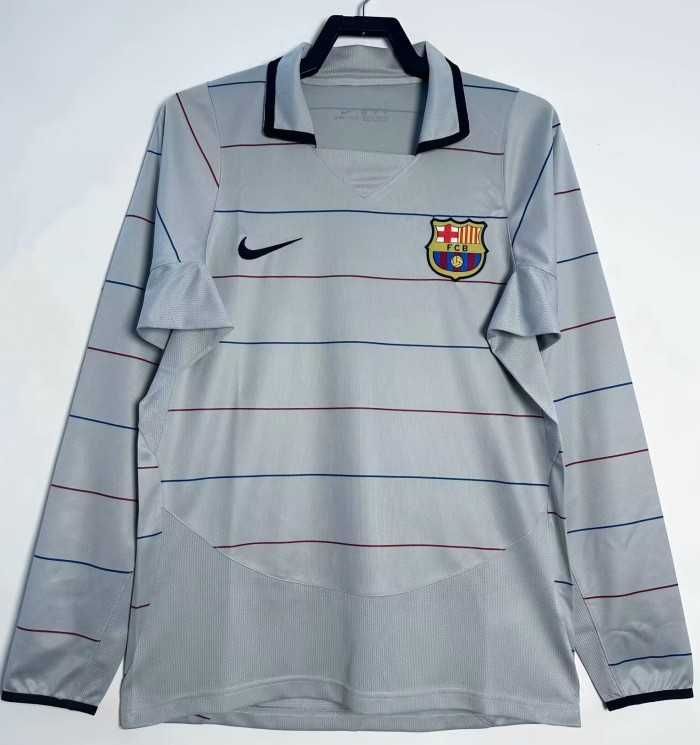 2003-2004 BAR Away Long Sleeve Retro Soccer Jersey