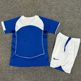 2004 Brazil Away Retro Kids Soccer Jersey