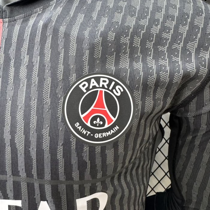 25-26 PSG Fourth Long Sleeve Player Version Soccer Jersey*长袖球员