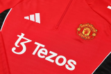 25-26 Man Utd High Quality Half Pull Tracksuit
