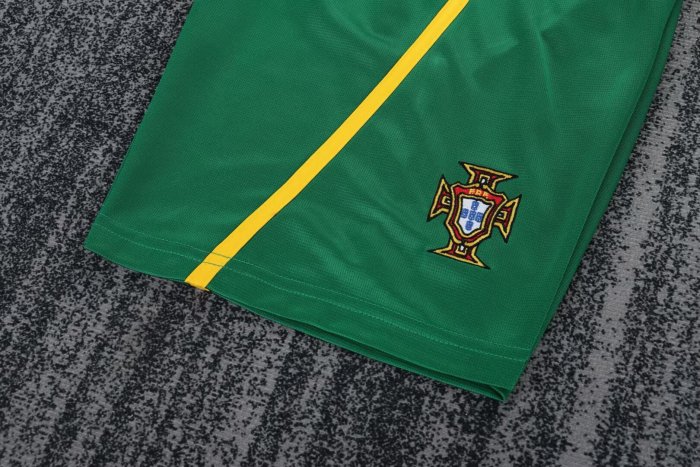 2000 Portugal Home Retro Kids Soccer Jersey