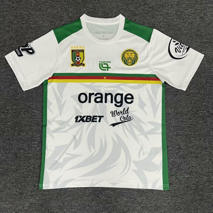 25-26 Cameroon White Training shirts