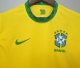 2020 Brazil Home Yellow Fans Soccer Jersey