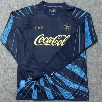 25-26 Napoli Royal blue Long Sleeve Training Shirts (长袖) 25-26 Napoli Royal blue Long Sleeve Training Shirts (长袖)