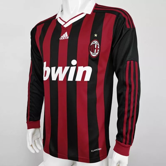2009-2010 ACM Home Long Sleeve Retro Soccer Jersey